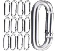 15pcs Aluminum Alloy Carabiner Clip Hanging Buckle