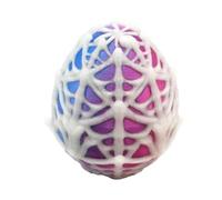 15Pcs Articulated Small Spiders, 3D Printed Glow in The Dark Spider Egg Set | PLA 3D Printed Articulated Spiders with Glow Effects for Kids Halloween Party Favors & Sensory Fidget Play white