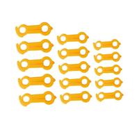 15Pcs Baby Chick Leg Hobbles, Chicken Hobble Braces for Newborn Ducks, Lovebirds, Pigeons, Parakeets, Exhibition Budgies, 3 Sizes Leg Correction Supports