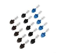 15pcs Beer Tap Brushes Set Draft Faucet Cleaner Nylon Bristle Spout Brush for Kegerator Line Cleaning Kit 2.2 Inch Head Blue Black Brown