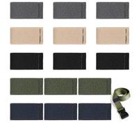 15PCS Belt Loop Keeper for Duty Belt, Elastic Nylon Belts Keepers Strap Organizers Backpack Loops Stay Holder Retainer Band for 1.5" Wide Police, Officer and Tactical Belts