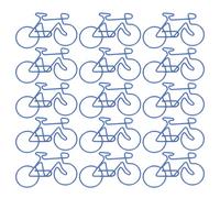 15Pcs Bike Shape Metal Paper Clip Multicolored Paperclips File Clamp for Document File Photo Organization Bike Paperclips