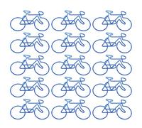 15Pcs Bike Shape Metal Paper Clip Multicolored Paperclips File Clamp for Document File Photo Organization Bike Paperclips