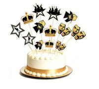 15Pcs Birthday Decorations for Hamilton, Cupcake Toppers for Birthday Table Decorations, Inspired Theater Musical Cake Decoration for Alexander Hamilton