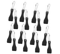 15pcs Black Plastic Lottery Scratcher Tool for Tickets and Cards