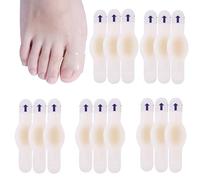 15Pcs Blister Plasters Hydrocolloid Invisible Blister Cushion Gel Blister Prevention for Heel Foot Toe and Guard Skin (Rectangle Styles)