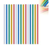 15PCS Book Binder Plastic Spine Bars, Durable Plastic Binding Strips for Document Report Covers, Office & School Use, 5 Colors, 1cm
