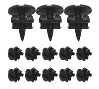 15pcs Bumper Clips Plastic Retainer Replacement | Black Plastic, Precise Fit for Trailer Hitch Cover, Automotive Use, Easy Installation, Travel
