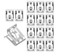 15pcs Car Trim Panel Metal Retainer Clip, Universal U-Shaped Dashboard Console Fastener Replaces 11588650 for Saturn Tucks SUV Interior Repair Accessories