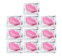 15pcs Collagen Lip Mask for Lip Skin Care and Hydration | Pink Daily-use Pads, Exfoliating Care, Helps Refresh Lips with Simple 15pcs Set