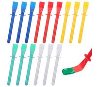 15Pcs Colored Glue Spreader Tool, Plastic Glue Sticks Applicators, Easy Clean Glues Smear Spreaders for Handmade DIY Art, Leather Craft, and Woodworking Projects