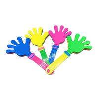 15Pcs Colorful Hand Clapper Concert Party Cheering Props Clap Noise Makers Small Hands Clapping Toy for Sporting Events Party(S)
