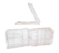 15PCS Computer CPU Case Tray Packaging Clamshell for AMD 938 940 AM1 AM2 AM3 AM4 AM5 FM1 FM2 FM2+ CPU Holder Protector Box (15pcs Shell fit AMD)