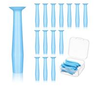 15pcs Contact Lens Remover Tool with Storage Box, Soft Rubber Eye Contact Lens Plunger Suction Cup Lenses Inserter Tools Ideal for Travel and Daily Use