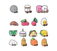 15Pcs Croc Charms for Shoe,Shoe Charm Decoration,Different Clogs Animals Cute Set for Various Shapes,Sandals Cartoon Stitch Accessories,for Women Adult Girls Boys Adults Kids Party Favor Surprise