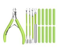 15PCS Cuticle Nippers Stainless Steel Cuticle Cutter for Nails Cuticle Trimmer Professional Cuticle Clippers Set Cuticle Trimmer Pedicure Manicure Tool Cuticle Clippers Pedicure Tools