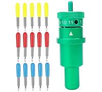 15Pcs Deeps Cut Blade and Housing, Precision Replacement Deeps Point Cut Blade, Suitable for Cutting Thick Materials, Trimmer Blades
