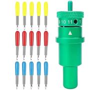 15Pcs Deeps Cut Blade and Housing, Precision Replacement Deeps Point Cut Blade, Suitable for Cutting Thick Materials
