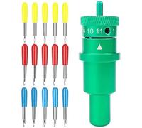 15Pcs Deeps Cut Blade and Housing, Precision Replacement Deeps Point Cut Blade, Suitable for Cutting Thick Materials, Trimmer Blades
