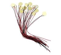 15Pcs Direct Supply 27MM Copper Sheet Buzzer Low Power Consumption Piezo Pickup Plate With Wire For Guitar