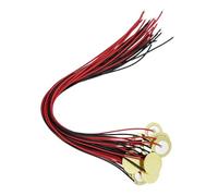 15Pcs Direct Supply 27MM Copper Sheet Buzzer Low Power Consumption Piezo Pickup Plate with Wire Low Power Consumption