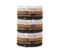 15PCS Elastic Hair Tie for Women Girls, Mixed Color Elastic Hair Ties,No Damage Hair Ties, Elastics Hair Bands Ponytail Holders, for Women and Girls