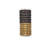 15PCS Elastic Hair Ties, Mixed Color Hair Ties for Women Girls, Cotton Bands Soft Woven Ponytail Holders for Thick Hair and Curly Hair, No Damage Hair Tie (style 8,15)