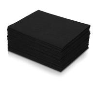 15Pcs Felt Fabric Black Felt 30 x 20 cm Fuzzy Felts 1mm Thin Sewing Patchwork Felts Fabric for Halloween Christmas DIY Sewing Projects Crafts