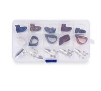 15Pcs Finger Pick Thumb Pick Set,Thumb Forefinger Finger Picks Protector Accessory with Storage Box Playing Accessories for Electric Acoustic Classic Guitar Bass Banjo Ukulele