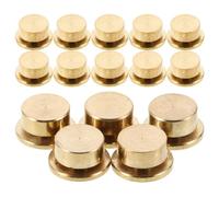 15pcs Golden Metal Rotating Base for Crafts round Mini Swivel Bearing | Concentric Shaft Design, 360° Smooth Rotation, Lightweight Space-saving Build, Easy Install for Miniature Work