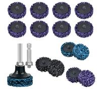 15pcs Grinding Cleaning Disc, 2 inch Poly Strip Wheel Rust Remover Disc, Paint Removal Disc Rough Cleaning Disc for Angle Grinder Clean and Remove Paint Coating Rust Welds Oxidation