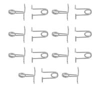 15pcs Hand Pruner Torsion Spring Stainless Steel Replacement Part | Precise Fit, Stable Elastic, Easy DIY Installation, Silver Finish, for Hand Tools and Pruners
