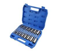 15Pcs Hex Socket Sleeve Driver Set, 150mm Length 5.5mm-19mm Deepen Bit Adapters for Electric Drill Pneumatic Screwdriver, Metal Quick Change Chuck Sleeves