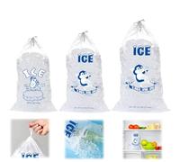 15Pcs Ice Bags, Ice, Empty Ice Bag Ice Bags for Ice Machine Storage Freezer Keeper Ice Cube Bags Reusable Ice Cube Bags Ice Bags for Ice Cubes Ice Maker Bags