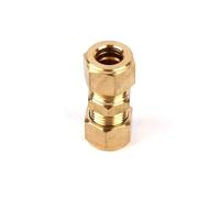 15pcs Inner Diameter 9.5mm Brass Straight Connector Thread Metal Fittings Horticulture Irrigation Water Pipe Adapters
