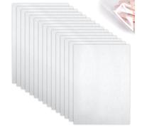 15Pcs Iron On Adhesive Sheets A4 Size, Double-Sided Heat Melt Fabric Glue Sheets, Permanent Fusible Adhesive for Patches, Appliques & Clothing Repair, Strong Fabric Glue & Press-On Patch Tape
