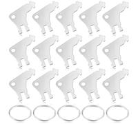 15Pcs Key for Paper Towel Dispenser, Universal Practical Paper Towels Dispenser Key Lightweight Toilet Papers Dispensers Keys for Most Commercial Papers Towel Dispensers