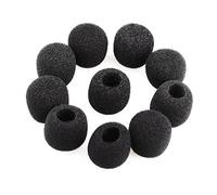 15pcs Lavalier Lapel Mic windscreen headset headphones black filter clip on black strainer mini windscreen mic cover Microphone windscreen cover mini mic Windshield small