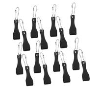 15pcs Lottery Scratcher Tool Plastic Black Portable Reusable