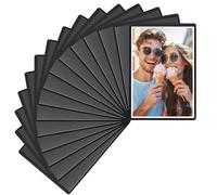 15Pcs Magnetic Photo Frames 6x4, Magnetic Picture Frame Set for Fridge White Board Metal, Waterproof & Dustproof, Reusable Photo Fridge Magnets, DIY Magnetic Frame for Home Office