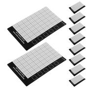 15PCS Magnetic Screw Memory Mat Flexible Magnetic Work Bench Pad with Grid Design for Electronic Repair and Mobile Phone Disassembly