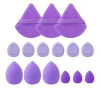 15Pcs Make Up Sponge, Powder Puffs, Beauty Blenders for foundation Powder Puff Face Triangle Face Makeup Puff Wet Dry Dual-Use