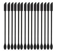 15Pcs Makeup Spatula, Mini Silicone Cosmetic Spatula with Double Sided Design, Food Grade Flexible Beauty Spatula for Jars and Bottles, Last Drop Saver for Lotion Lip Gloss Nail Po