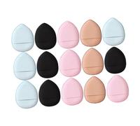15Pcs Mini Finger Makeup Puff Versatile Wet Dry Powder Applicators for Precise Cosmetic Application for Foundation Touch Ups Mixed Colors