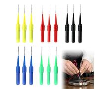 15Pcs Multimeter Probes Back Probe Pins 5 Colors Back Probes for Multimeter 0.7mm Multimeter Needle Probes Test Automotive Insulation Wire Piercing Probe