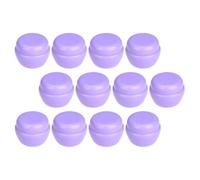 15pcs Mushroom Cream Jar 20g Plastic Leak Proof Travel Container