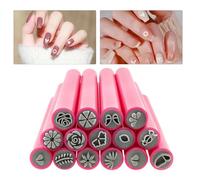 15PCS Nail Stamp,Nails Art Flower Stamp Pen with Different Patterns Suitable for Women and Girls Can Be Given as a Gift to Family and Friends