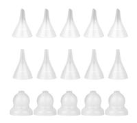 15pcs Nasal Aspirator Replacement Tips, Nose Sucker Silicone Replacement Part for Baby & Toddlers Compatible with GROWNSY Watolt LittleTora HEYVALUE Cocobela HailiCare KIDIRA TEQIN X-Bosak