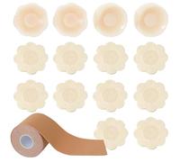 15pcs Nipple Tape Set, Nipple Covers with Lift Body Tape for Breasts