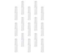 15Pcs Pen Box for Drawing Pens, 15.7x2.5x2.5cm | School Display, Fixed Plate Design, Single-Pen Compartment, Plastic Shell, Ready-To-Gift Packaging